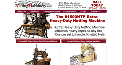 Desktop Screenshot of nettingmachinery.com